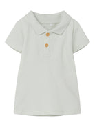 NAME IT Jerry SS Polo Top Frosted Mint front view