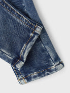 NAME IT Newborn Silas Jeans 1055 Dark Blue Denim back view