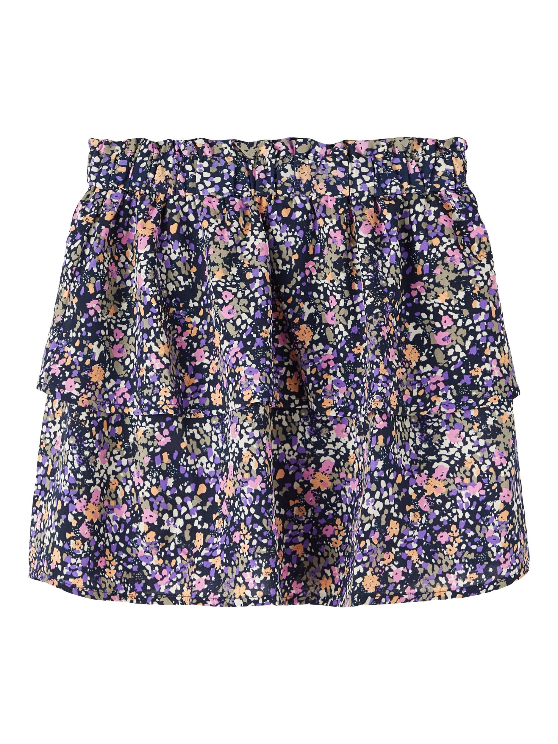 Girl's Dark Sapphire Bodila Skirt-Front View
