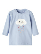 NAME IT Thya Long Sleeve Top Eventide front view