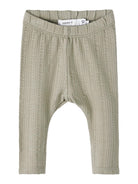 NAME IT Dussie Legging Dried Sage model front view