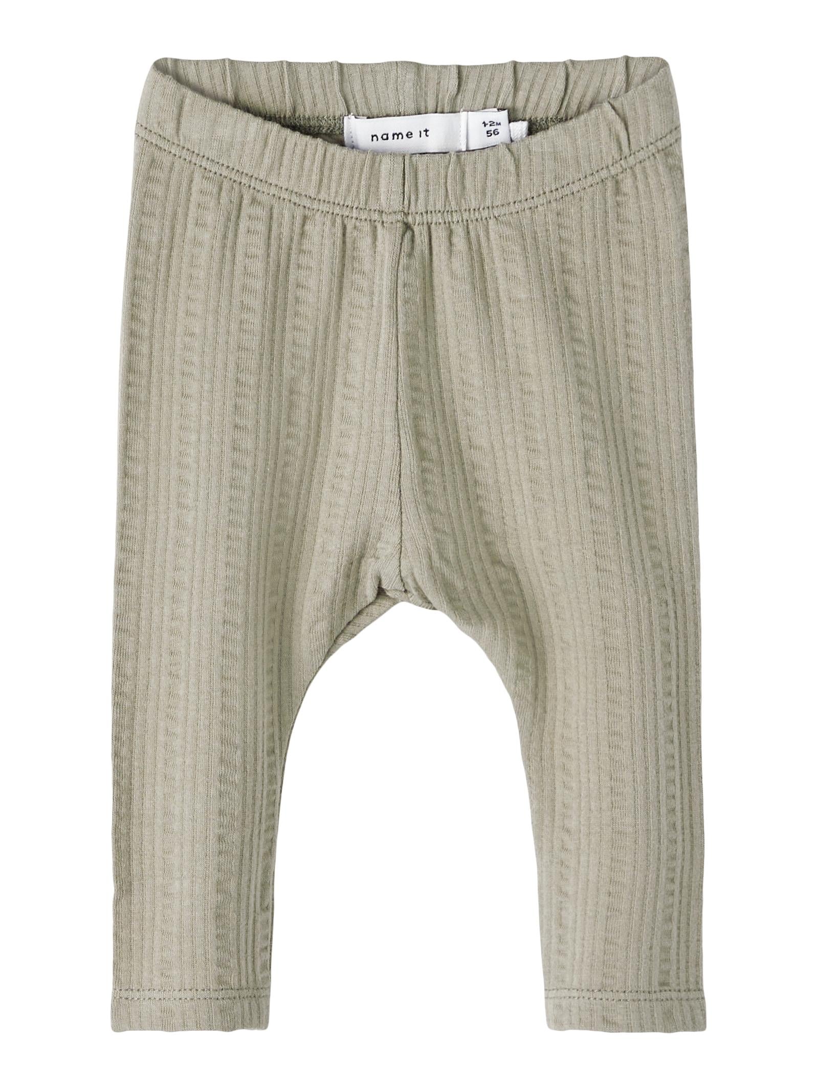 NAME IT Dussie Legging Dried Sage model front view