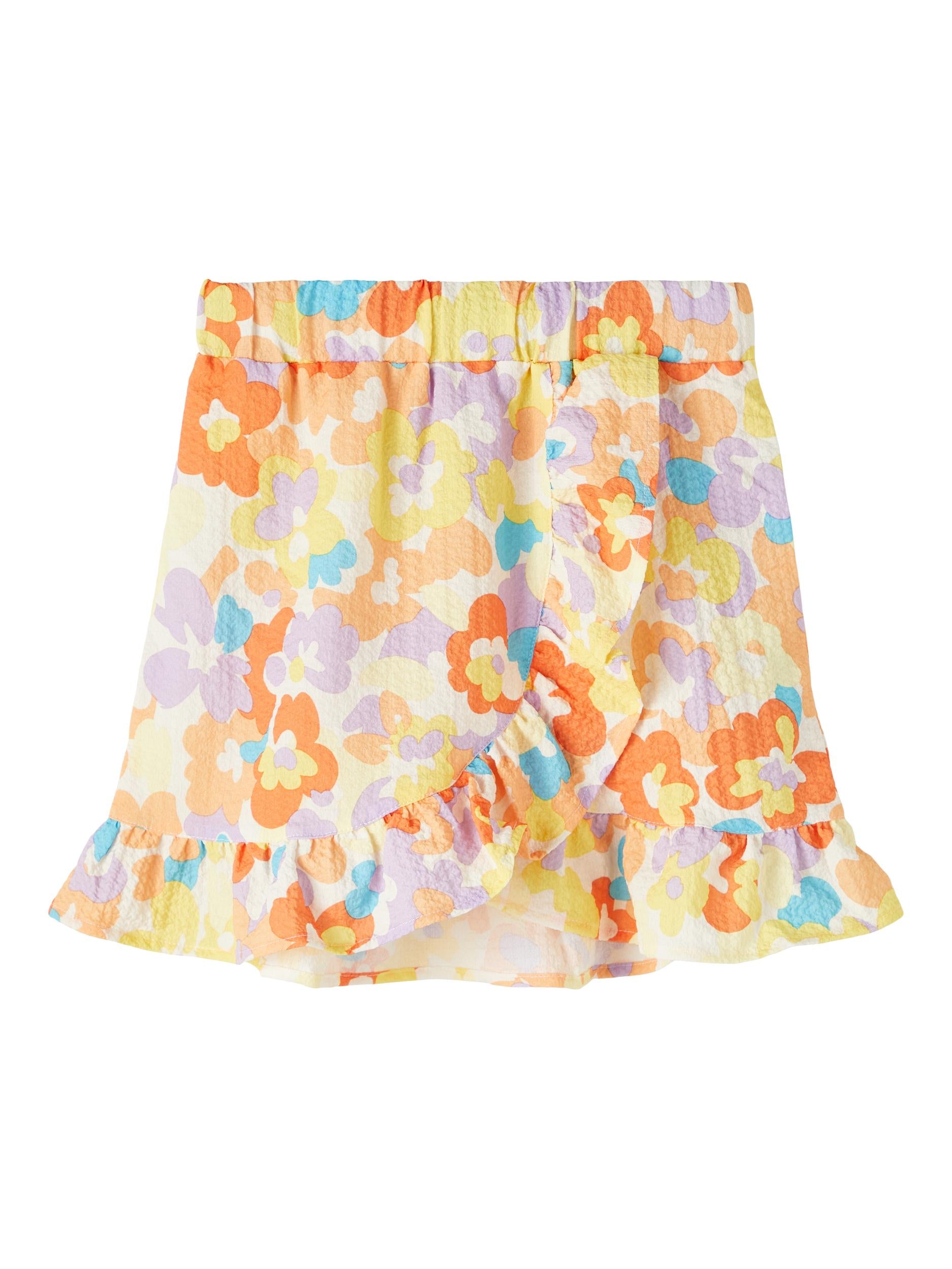 NAME IT Himla Kid Girl Skirt Mock Orange front view