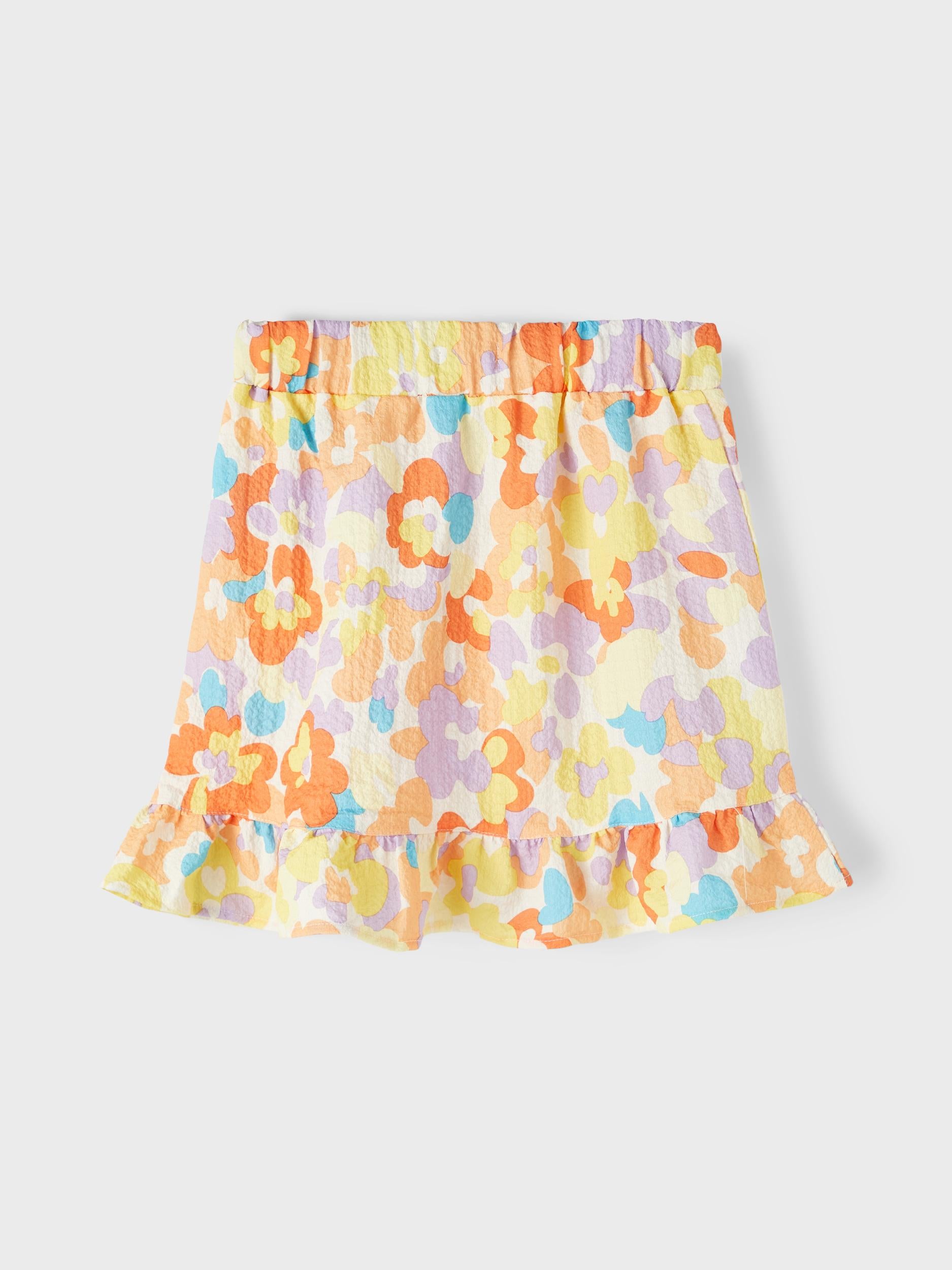 Girl's Mock Orange Himla Kid Girl Skirt-Back View