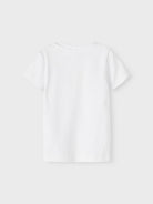 NAME IT Hessa Short Sleeve Top Bright White detail view