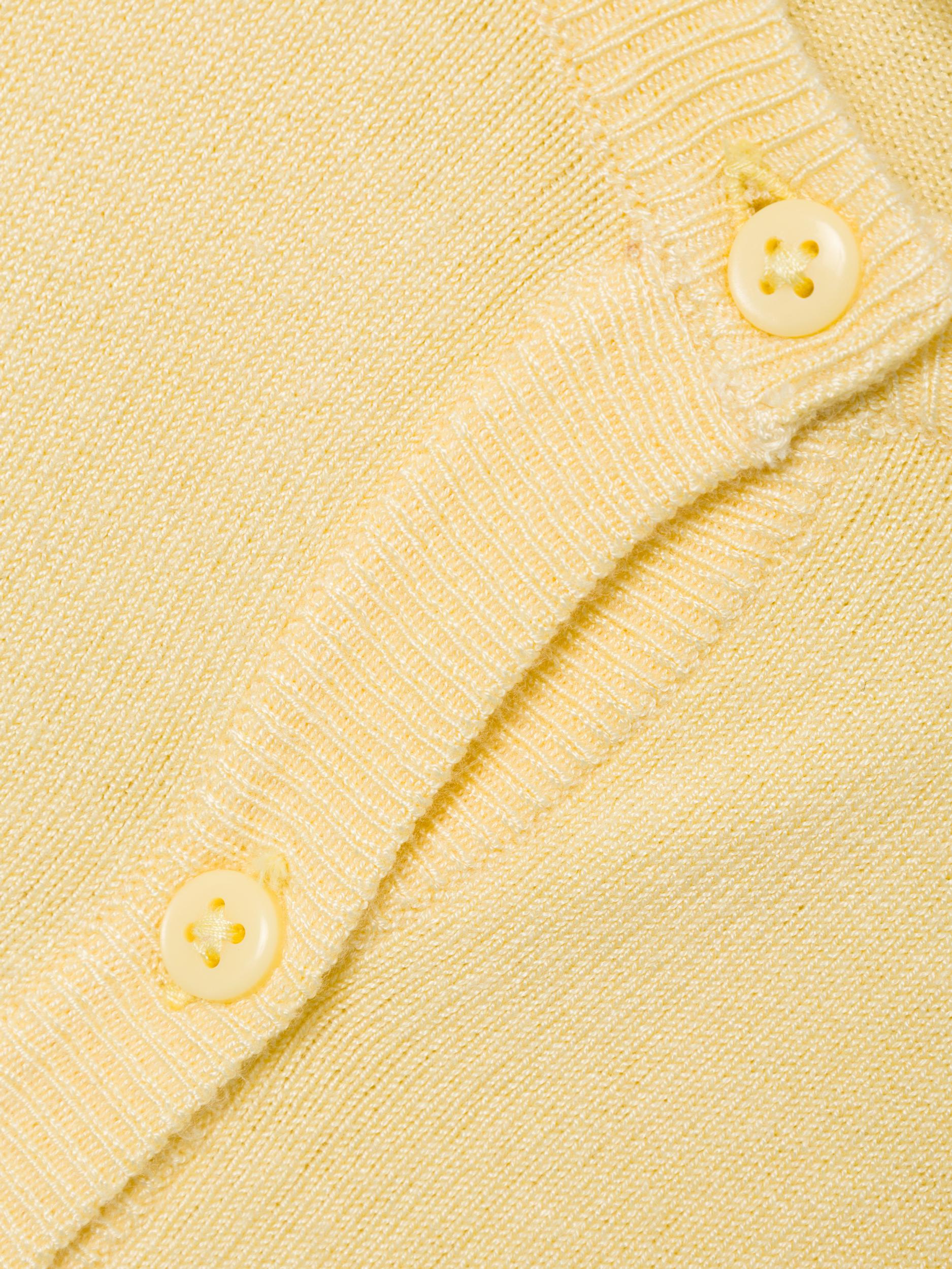 Girl's Double Cream Vininna Mini Girl Long Sleeve Knit Cardigan-Button View