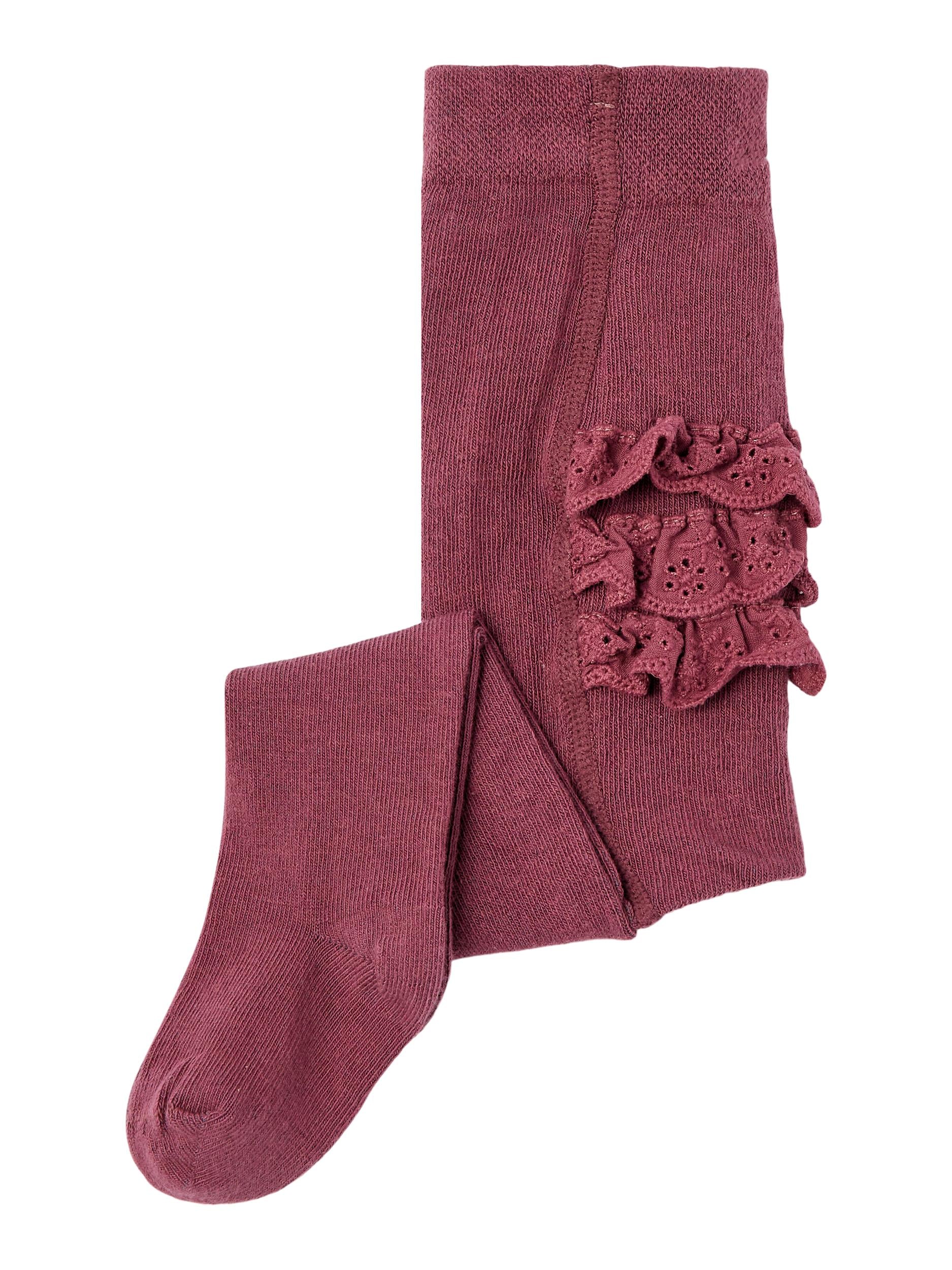 NAME IT Titti Pantyhose Crushed berry front view