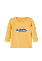 NAME IT Franz Ls Top Ochre model front view