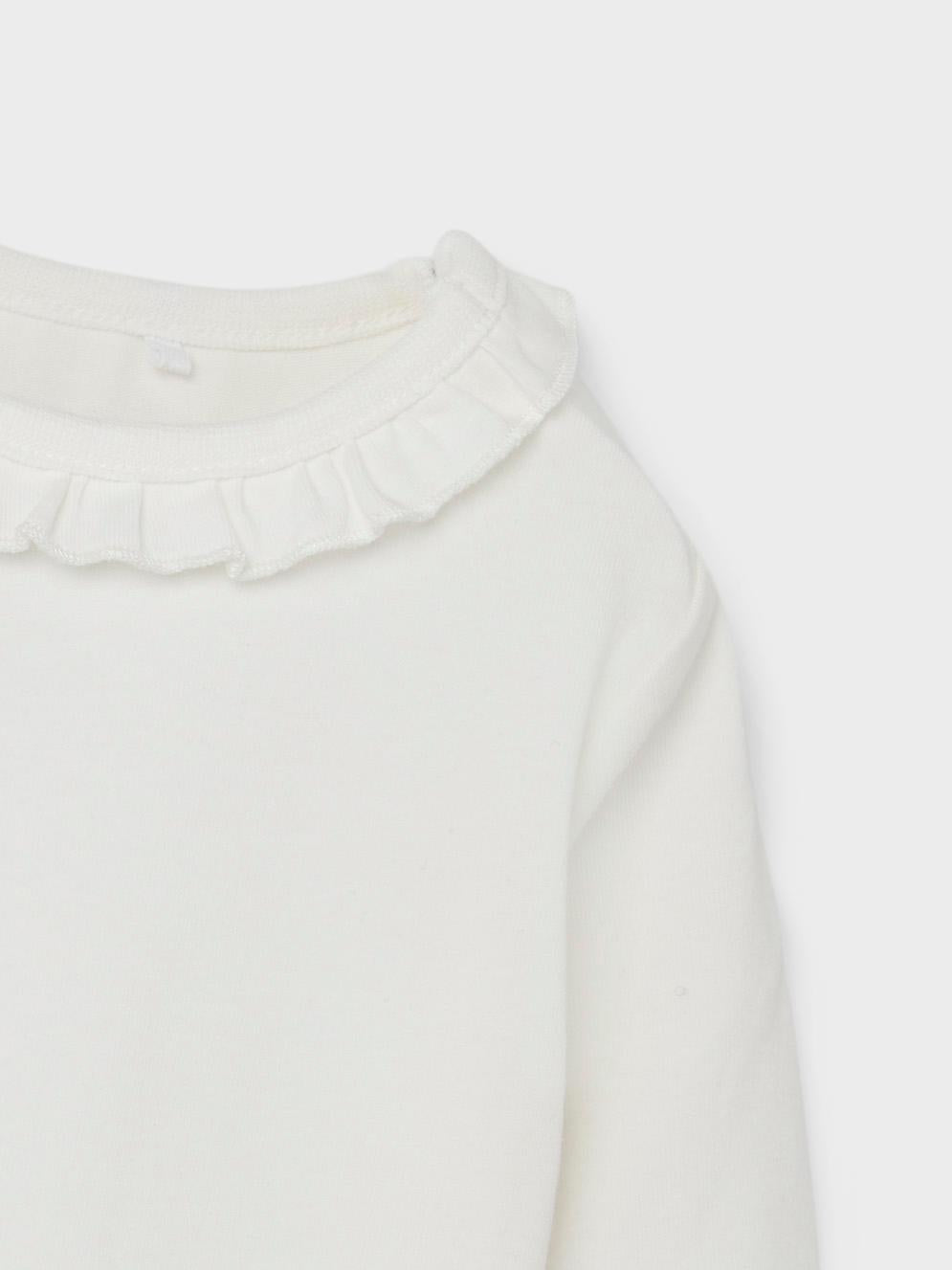 NAME IT Faiza ls Top White Alyssum flat front view