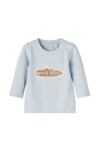 NAME IT Franz Ls Top Heather front view