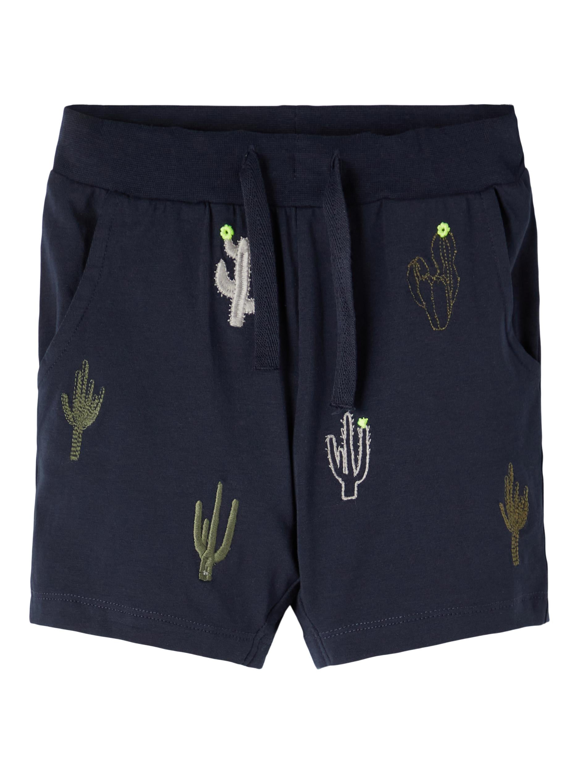 NAME IT Herold Long Shorts Dark Sapphire front view