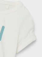 NAME IT Haze Short Sleeve Top Glacier side view