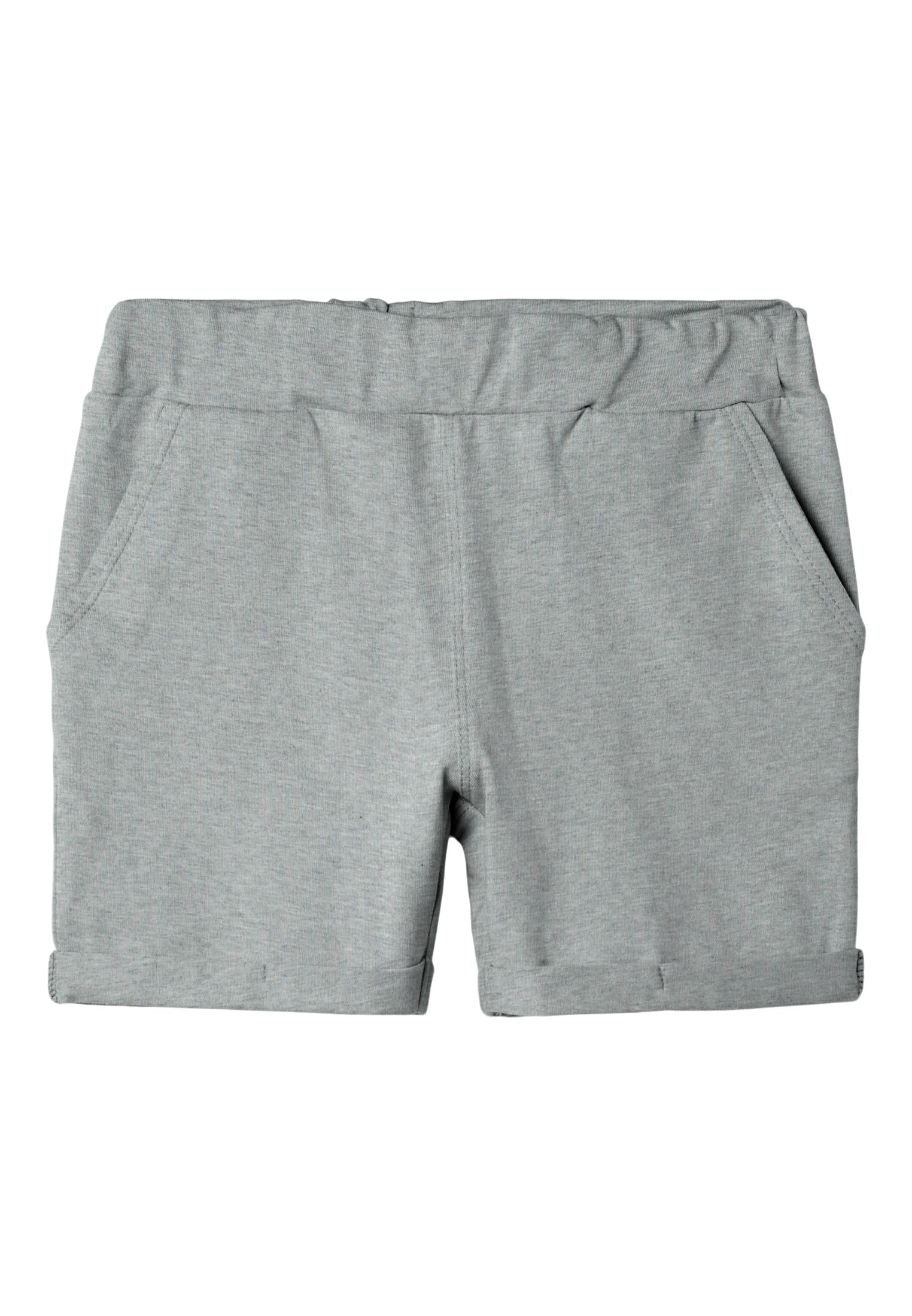 Viking Long Shorts - Grey Melange Front View