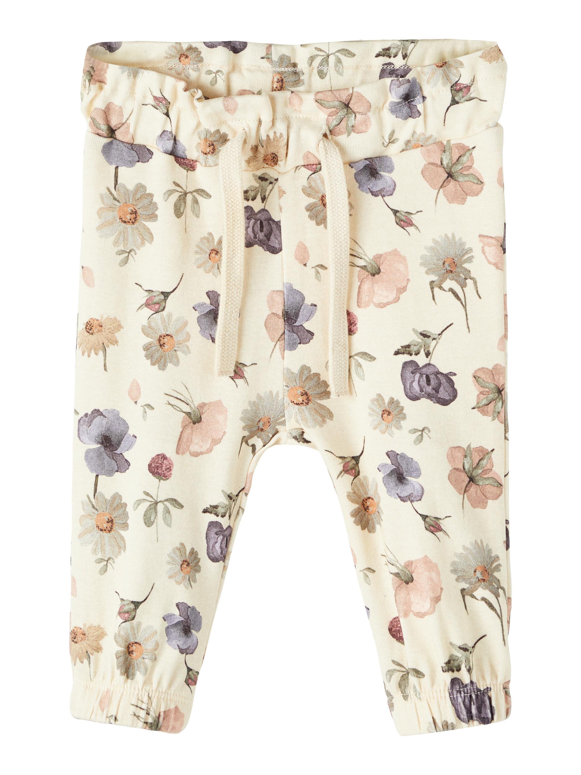 Girl's Buttercream Barbora Pant-Ghost Front View