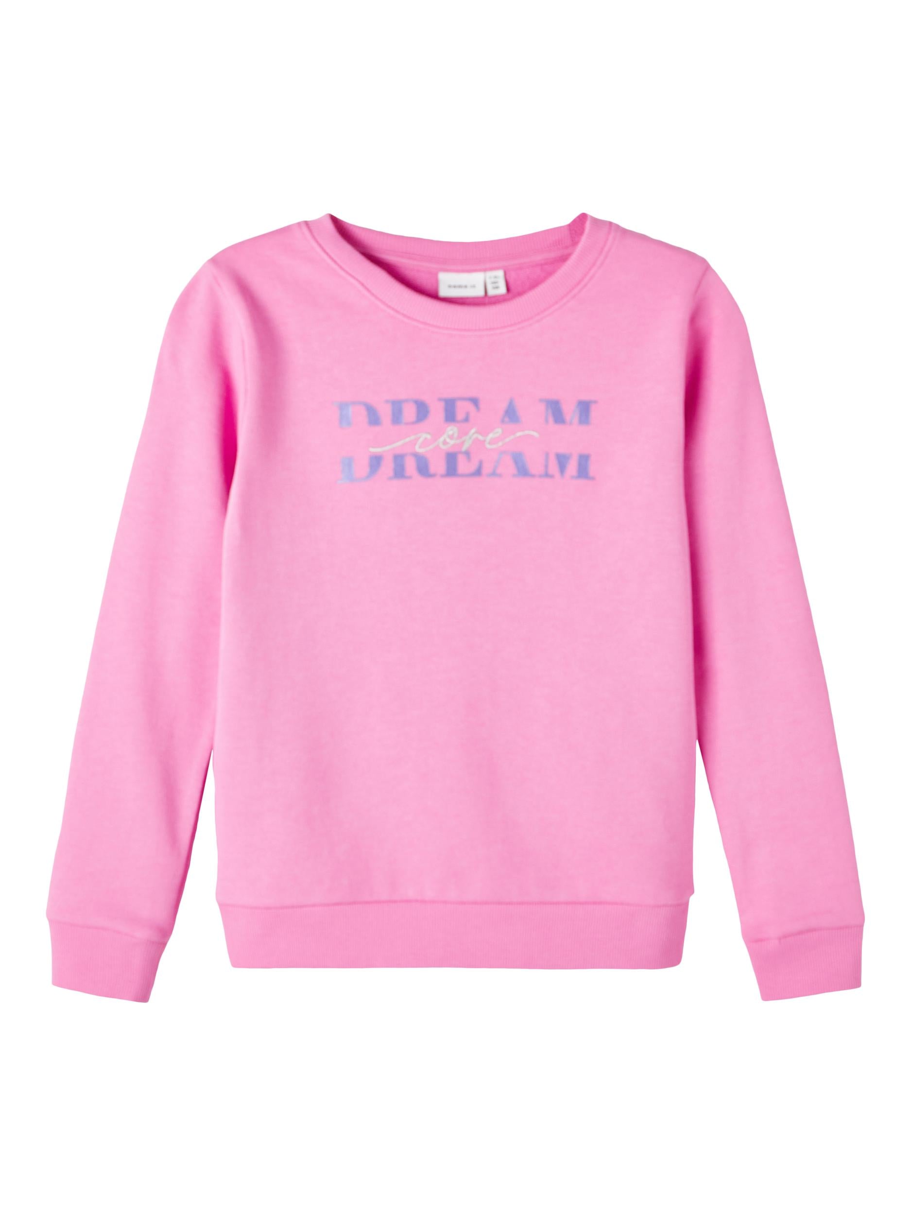 Girl's Cyclamen Badream Sweat Long Sleeve-Front View
