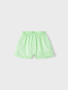 NAME IT Felicia Kid Girl Shorts Green Ash detail view