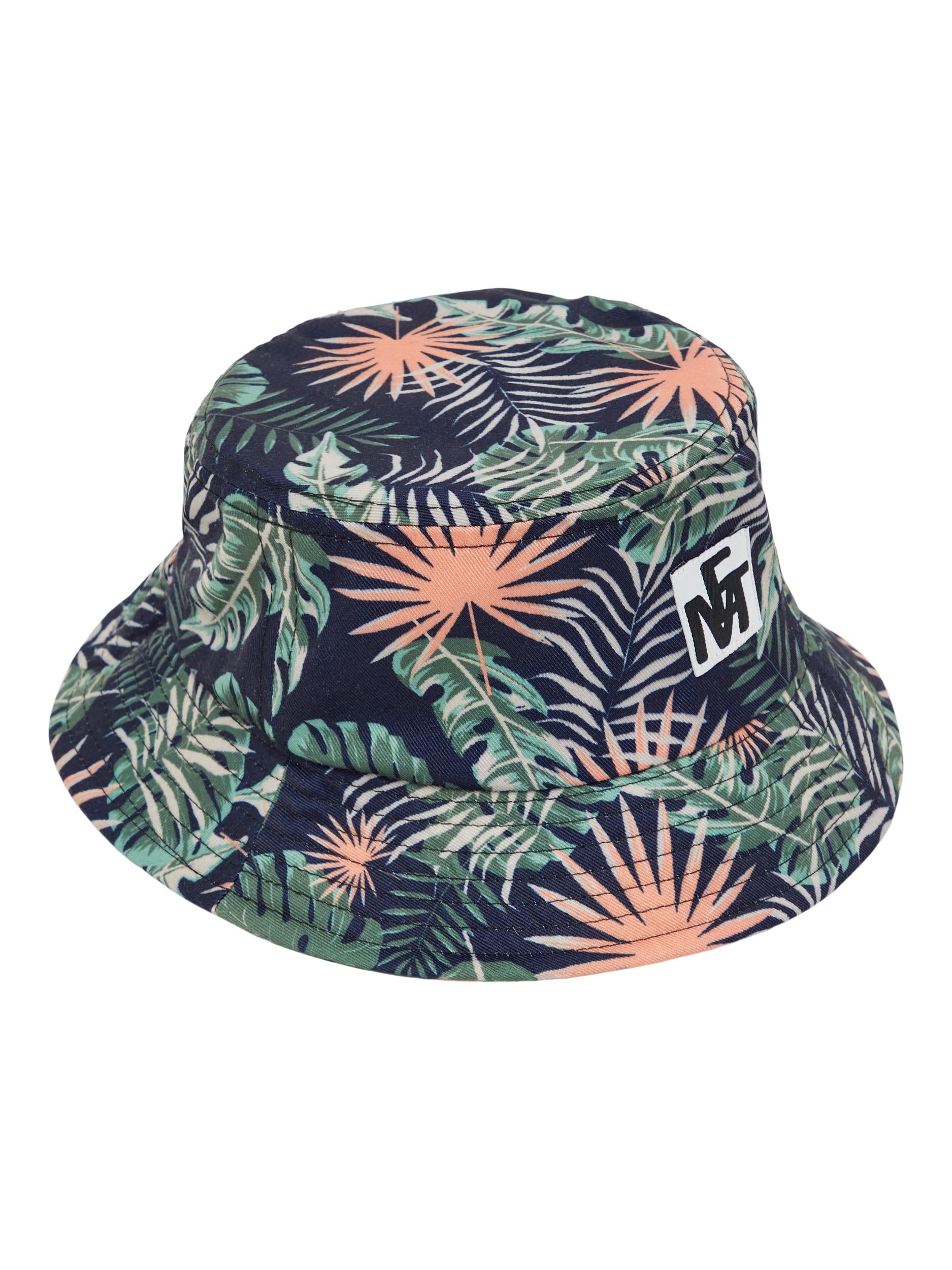 NAME IT Fillip Bucket Hat Dark Sapphire front view