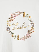 NAME IT Dubine Long Sleeve Tunic Top Cosmic Sky flat front view