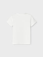 NAME IT Hude Short Sleeve Top Bright White detail view