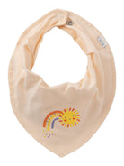 NAME IT Yvalinahussie Jersey Scarf Bib Créme De Pêche model front view