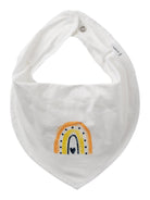 NAME IT Yvalinahussie Jersey Scarf Bib Bright White front view