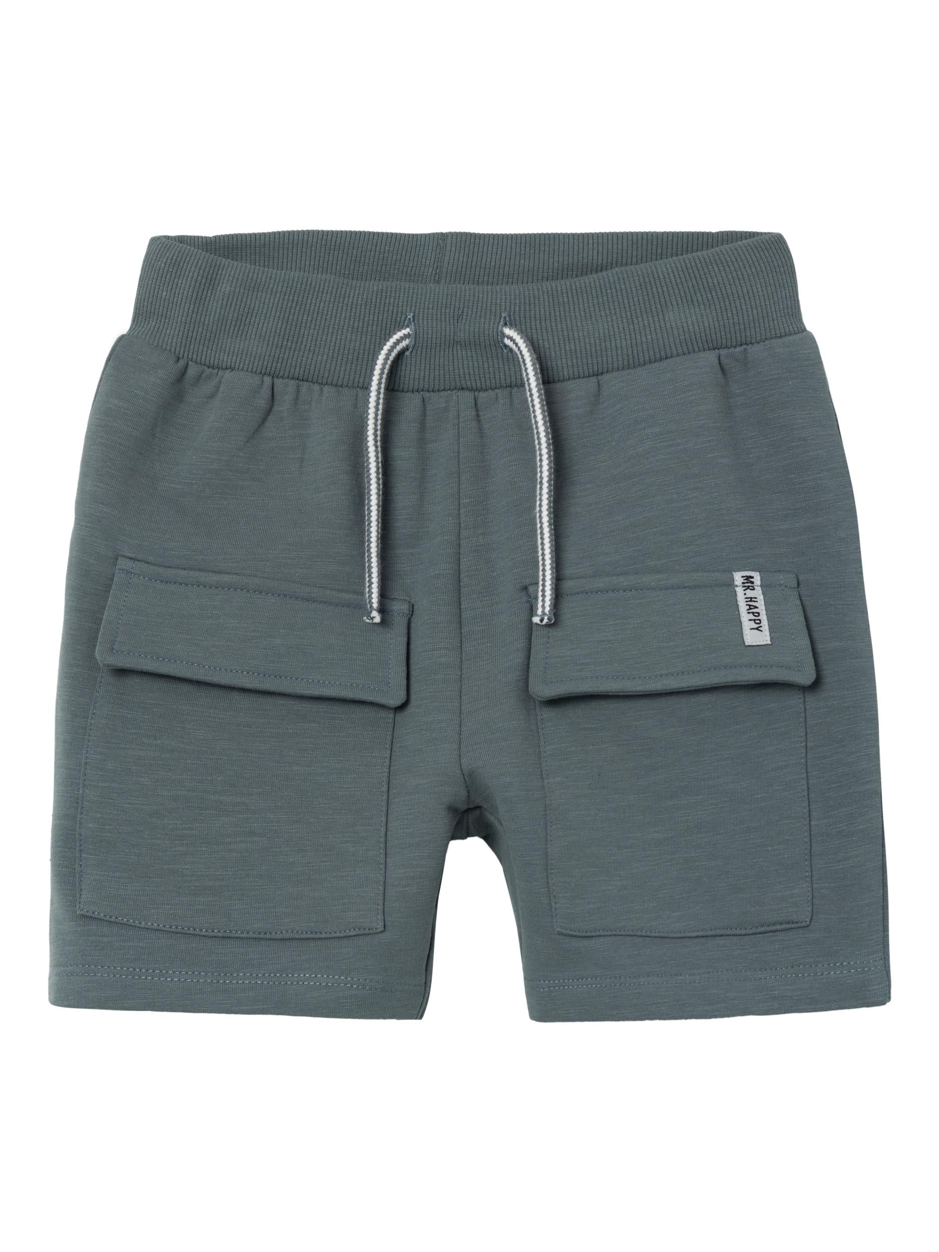 Boy's Stormy Weather Heino Sweat Shorts-Front View