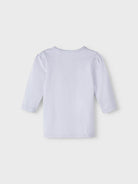 NAME IT Dallia Long Sleeve Top Buttercream side view