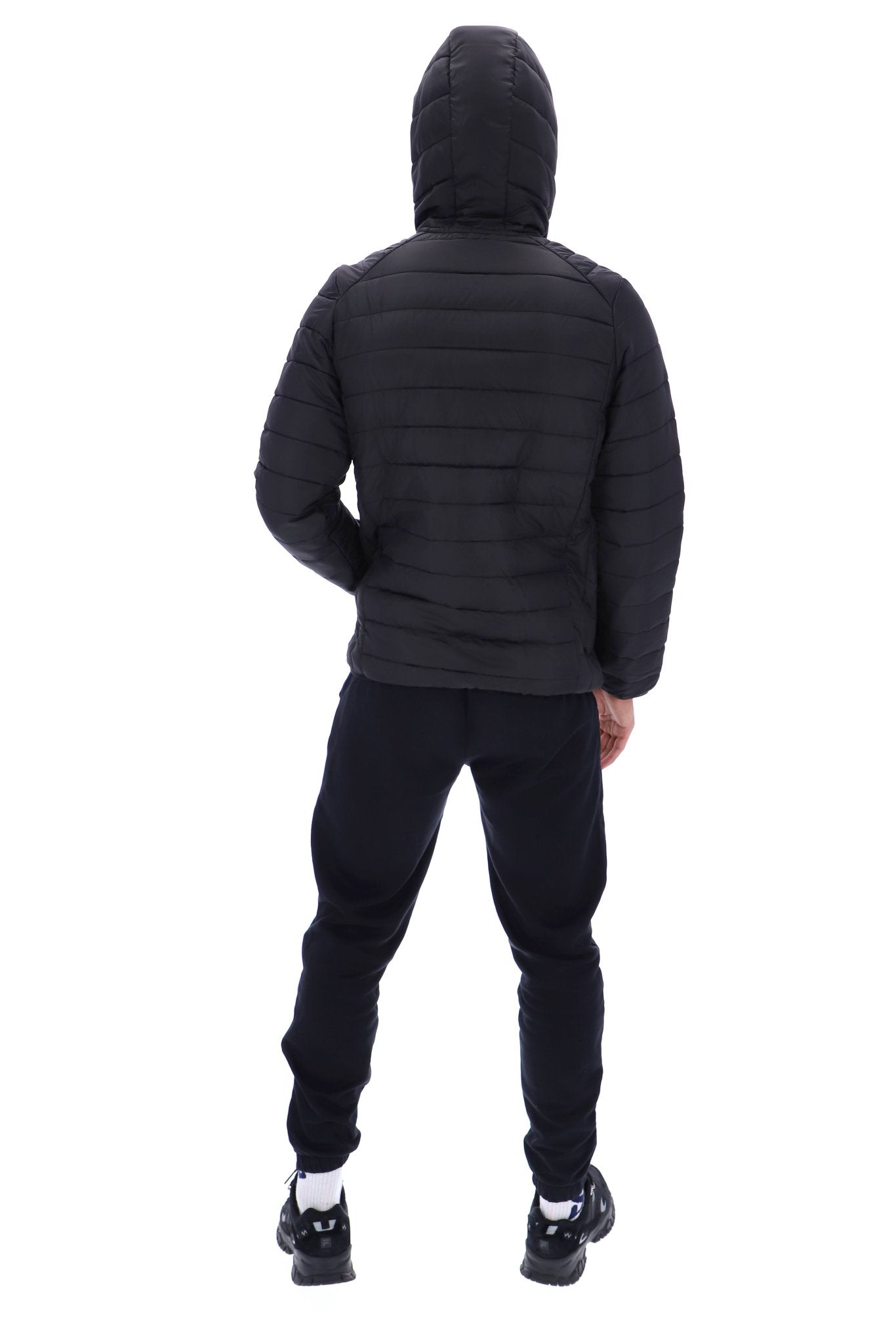 Pavo Quilted Jacket Black back