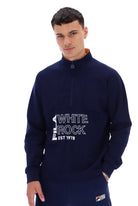 Fila Mens Piton Applique Emb Logo Zip Peacoat/Golden Glow front view