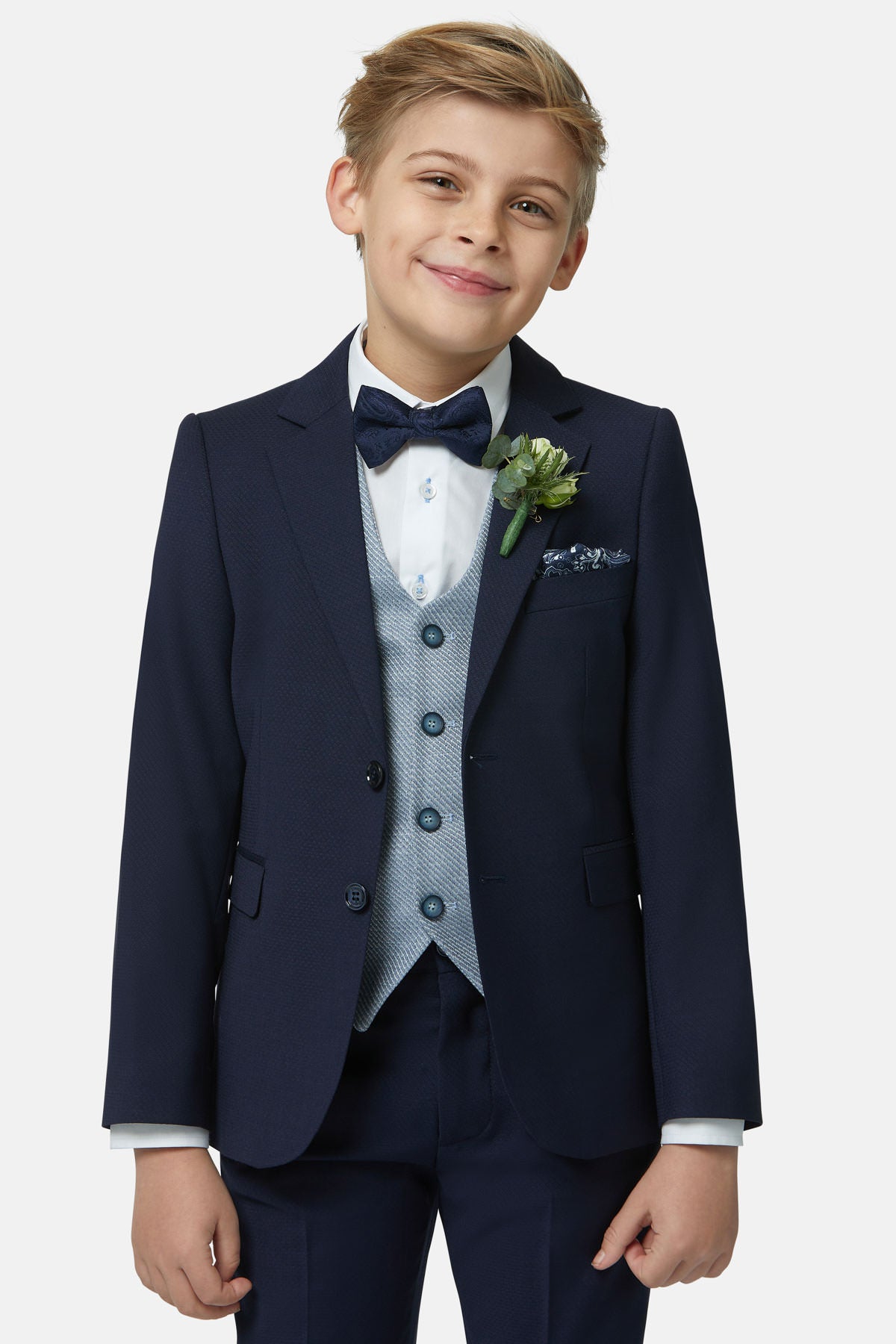 Benetti Boyswear Harold Boy Ice Waistcoat ICE front view