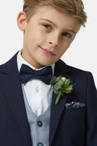 Benetti Boyswear Harold Boy Ice Waistcoat ICE model front view