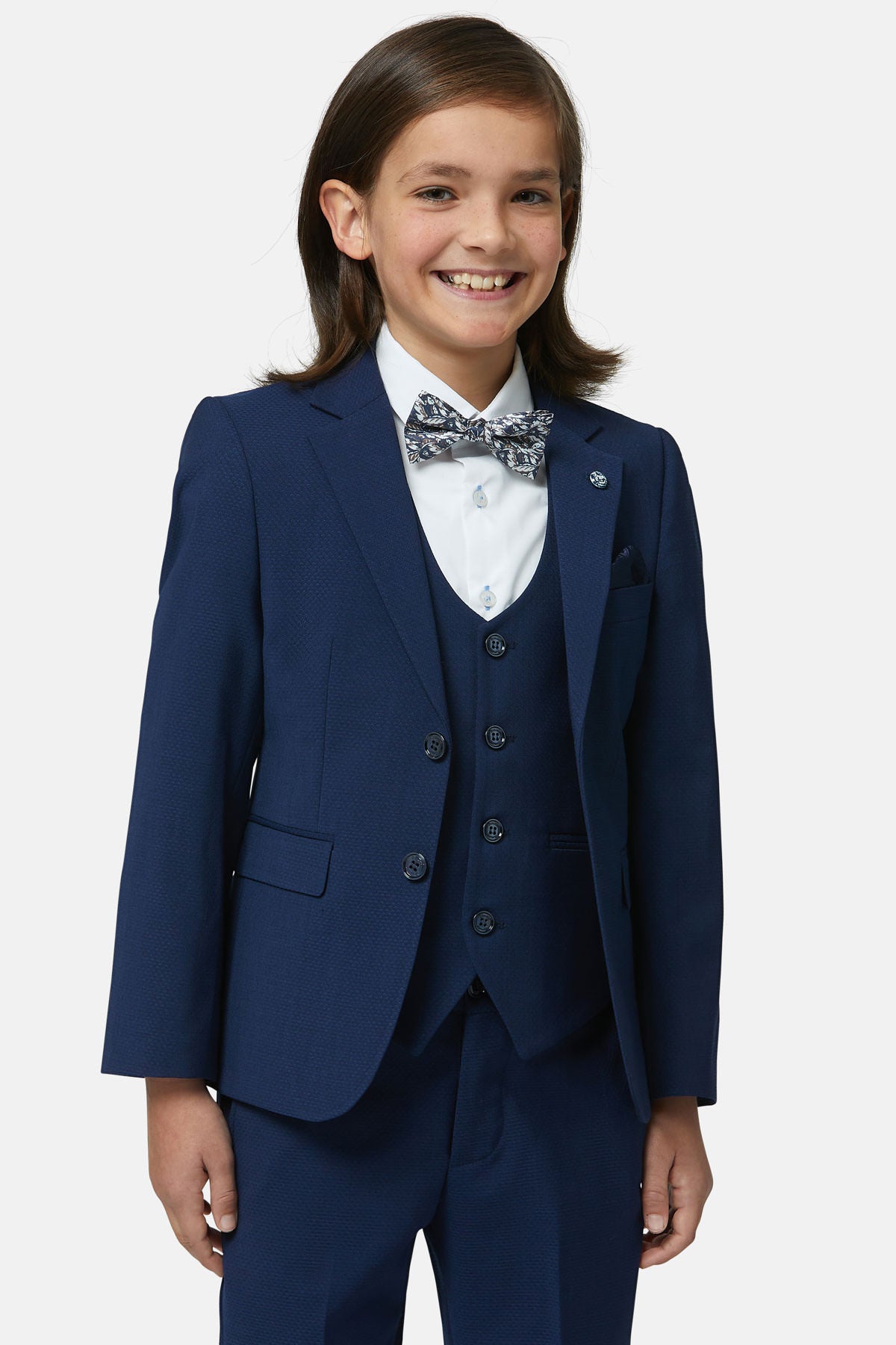 Peter Petrol Boys 3 Piece Suit with bow tie