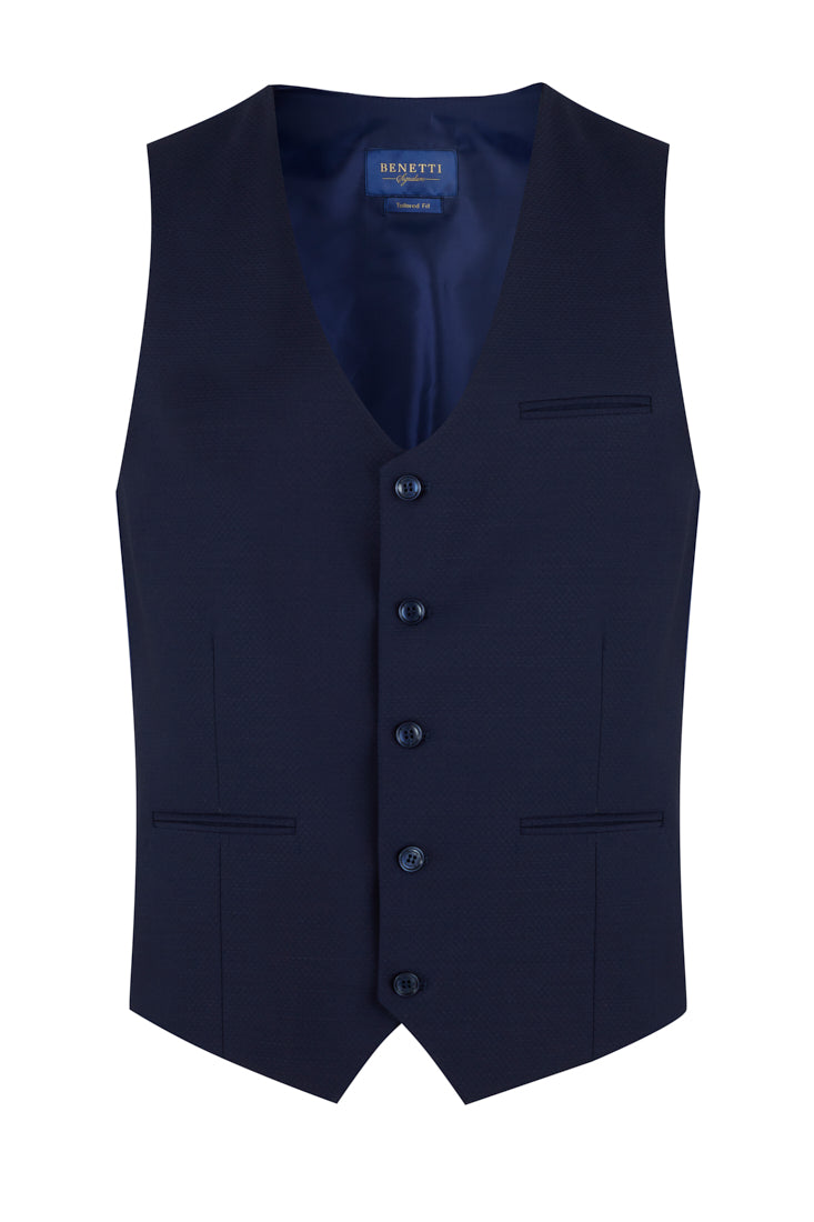 BENETTI Peter Ink Comfort Waistcoat INK back view