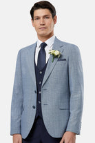 BENETTI Philip Tapered Blue Blazer Blue detail view