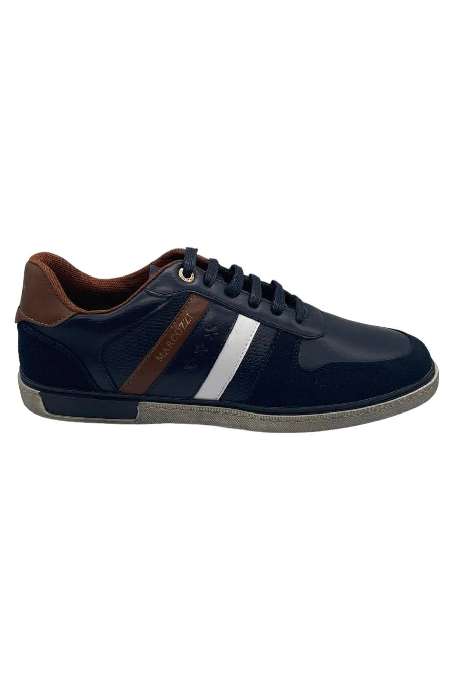 Marcozzi Pisa Midnight Blue Men's Shoes Midnight Blue front view