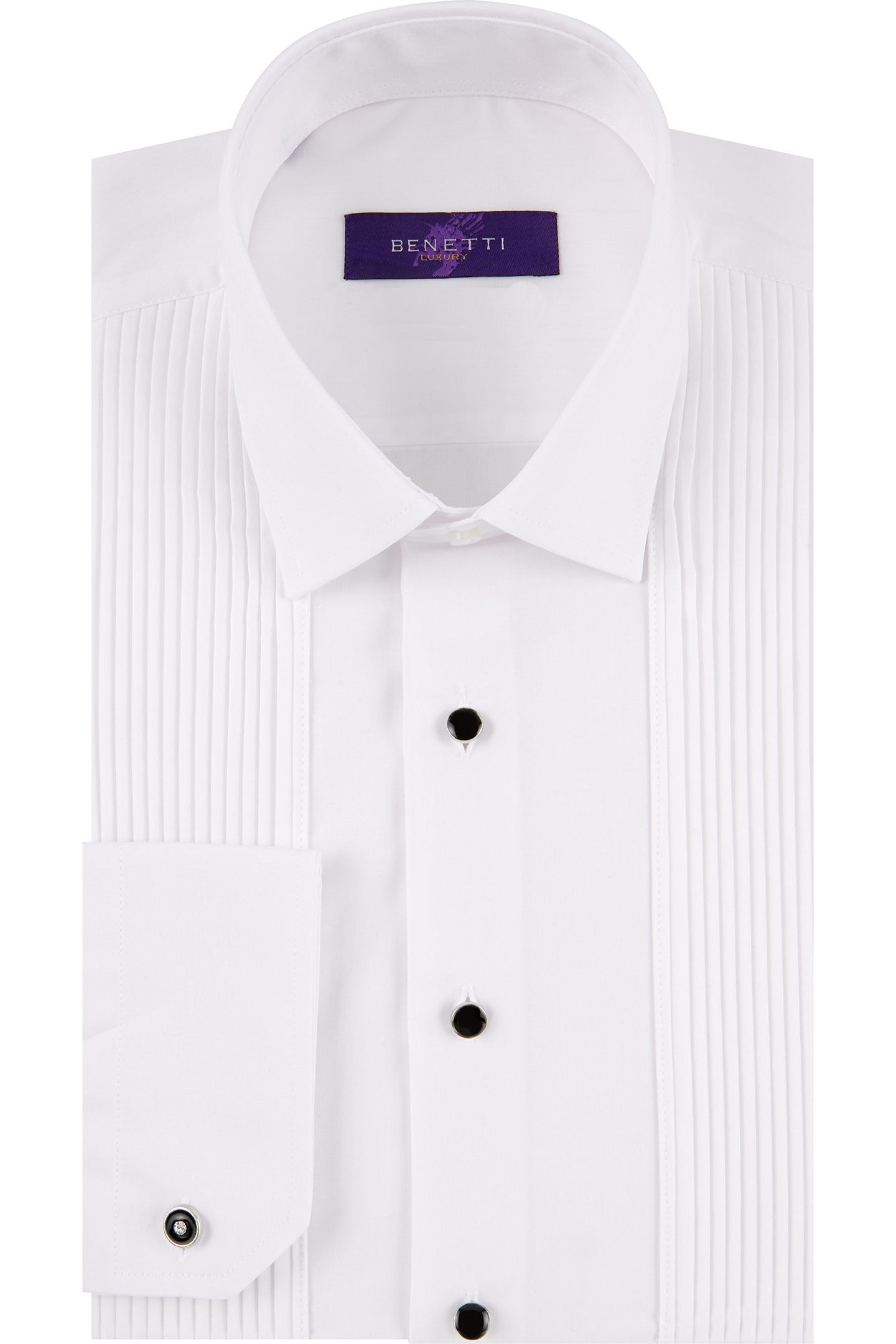 Pleated Comfort Fit Tux Shirt - Spirit Clothing