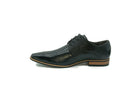 Marcozzi Boyswear Boys Prague Black Lace Shoe Black model front view