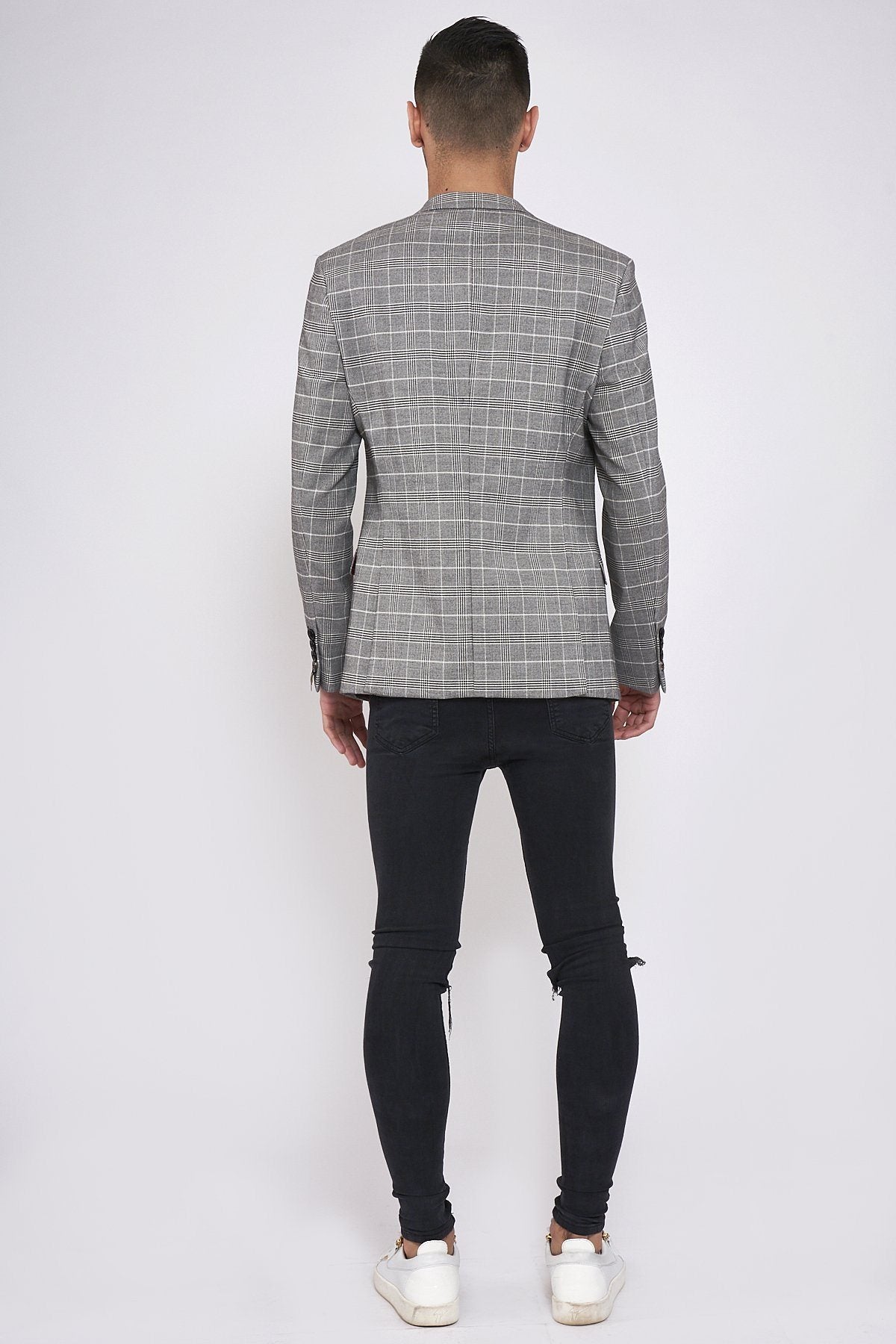 MARC DARCY Ross Blazer Grey Check GREY CHECK detail view
