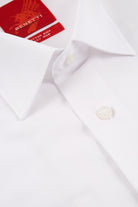 BENETTI Douglas Formal Regular Fit White Shirt WHITE model front view