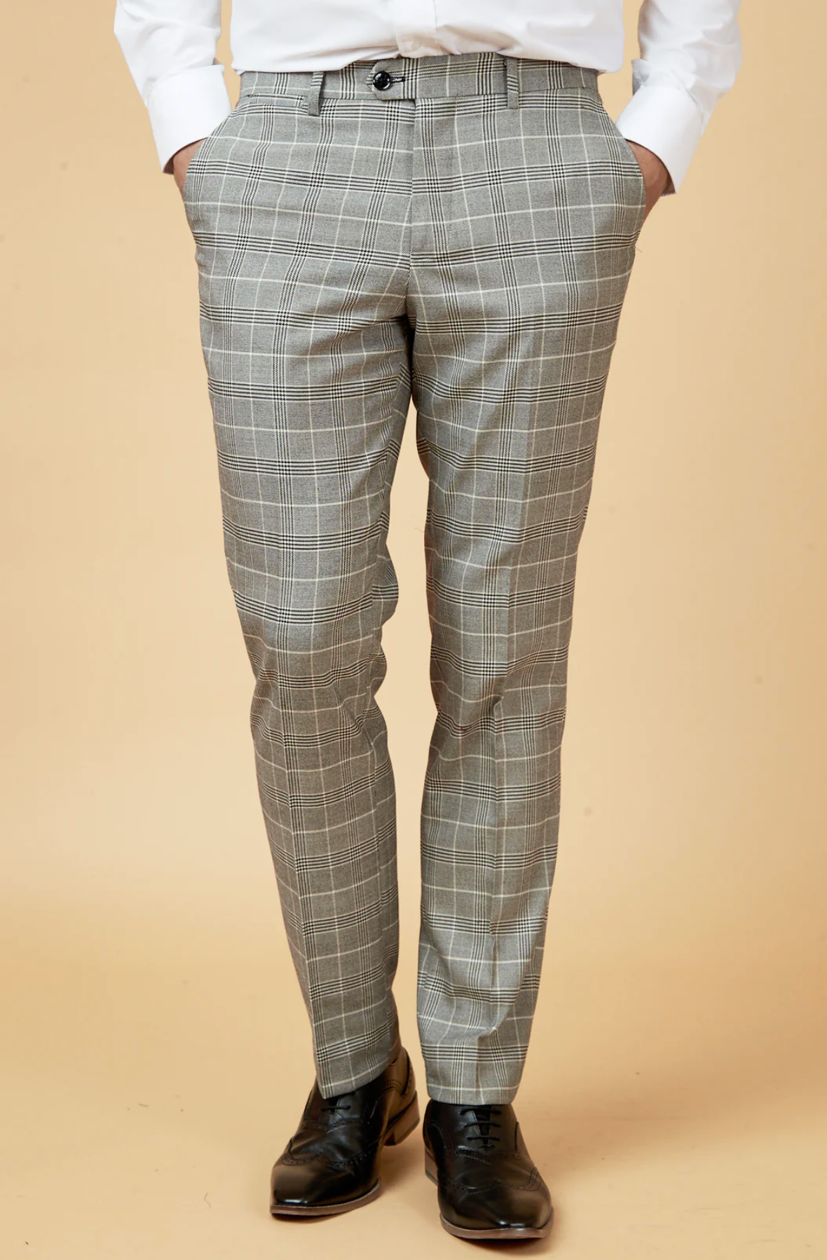 Ross Trousers Grey Check