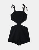Tally Weijl High Waist Black Playsuit Black side view