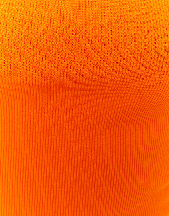 Ladies Mini Bodycon Dress/Orange-Detailed View