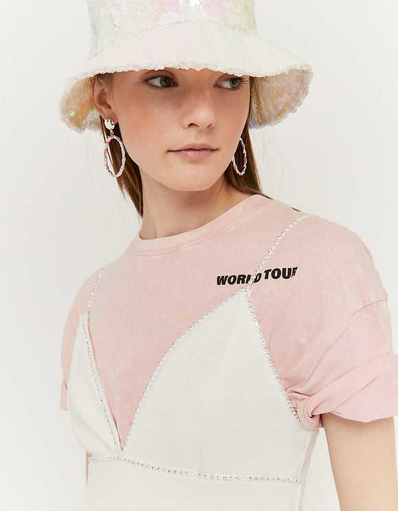 Tally Weijl White Strappy Mini Dress WHITE detail view
