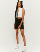 Tally Weijl Black Cycling Short Black back view