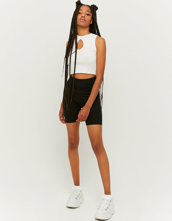 Tally Weijl Black Cycling Short Black back view
