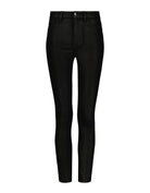 Tally Weijl Black Skinny Coated Trousers Black side view