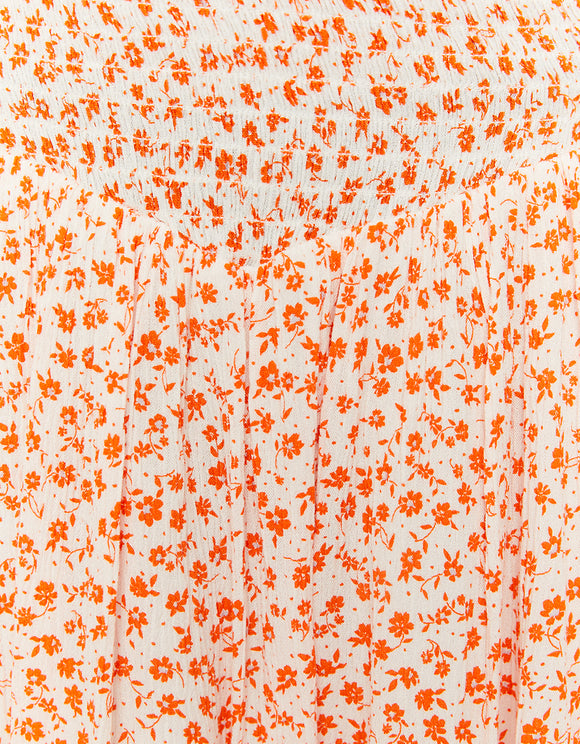Floral Mini Skirt - Print Close Up