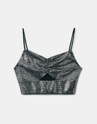 Tally Weijl Silver Glittered Bralette black/grey side view