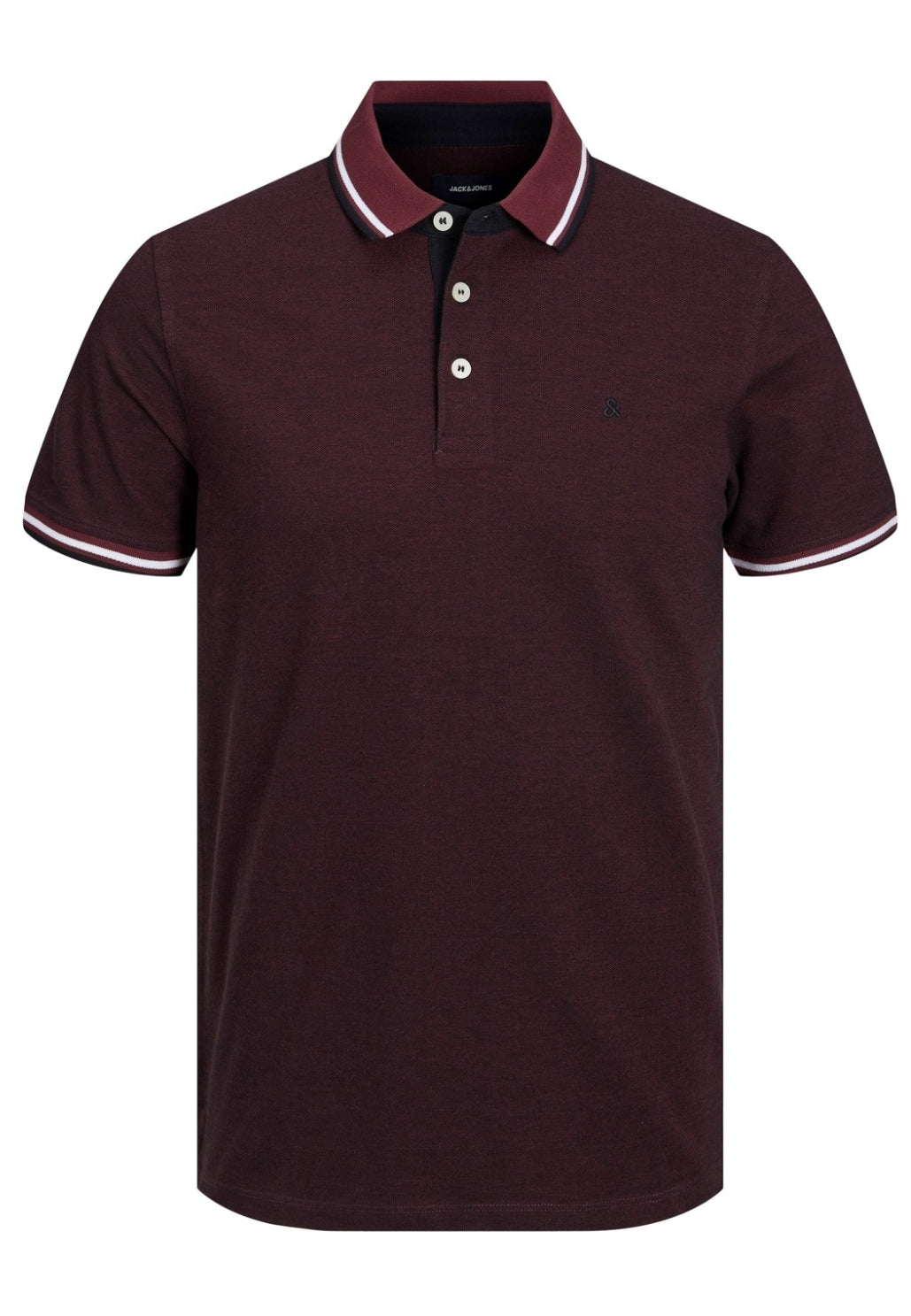 JACK & JONES Paulos Polo Short Sleeve Port Royal front view