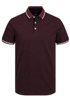 JACK & JONES Paulos Polo Short Sleeve Port Royal front view